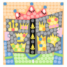 Afbeelding in Gallery-weergave laden, Playmais Mosaic - versier de prinsessen kaarten, set 6 stuks
