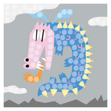 Afbeelding in Gallery-weergave laden, Playmais Mosaic - versier de draken kaarten, set 6 stuks
