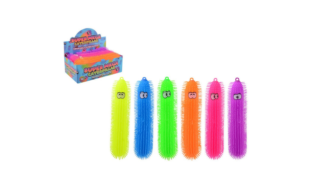 Fidget Toys - Giant Fluffy worm - lengte 50 cm