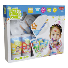 Afbeelding in Gallery-weergave laden, Natural Face &amp; Finger Paint Tube - Multi Kleuren, inhoud 5 x 65 ml
