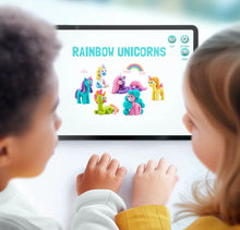 Afbeelding in Gallery-weergave laden, Hey Clay - Rainbow Unicorns - 6 pots
