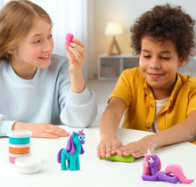 Afbeelding in Gallery-weergave laden, Hey Clay - Rainbow Unicorns - 6 pots

