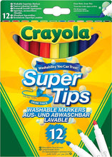 Afbeelding in Gallery-weergave laden, Crayola - Supertips washable markers 12 stuks
