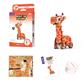 Afbeelding in Gallery-weergave laden, MierEdu 3D puzzel build&amp;sound: wilde dieren/giraf
