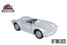 Afbeelding in Gallery-weergave laden, Welly - Porsche 550 Spyder - die cast pull back 12cm
