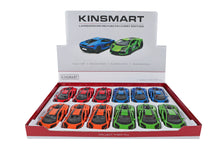 Afbeelding in Gallery-weergave laden, Kinsmart Lamborghini Revuelto die cast pullback 13cm
