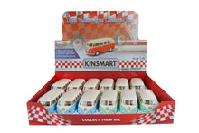 Afbeelding in Gallery-weergave laden, Kinsmart 1962 Volkswagen Classic Bus Pastel - die cast pull back 13 cm
