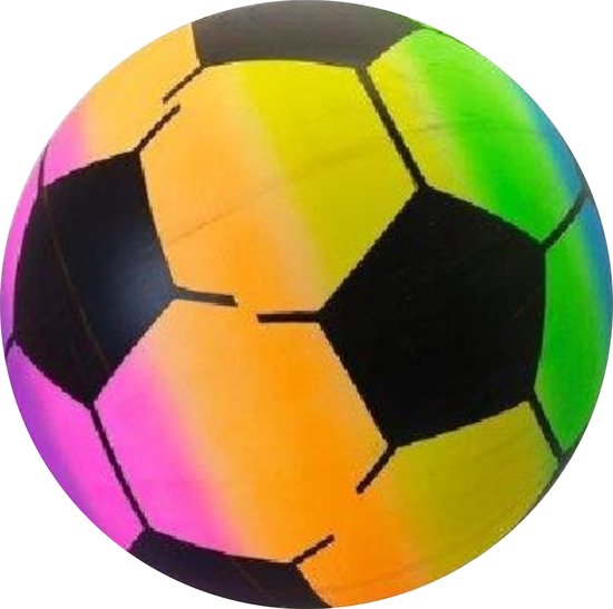 Beachball voetbal Rainbow - 23 cm