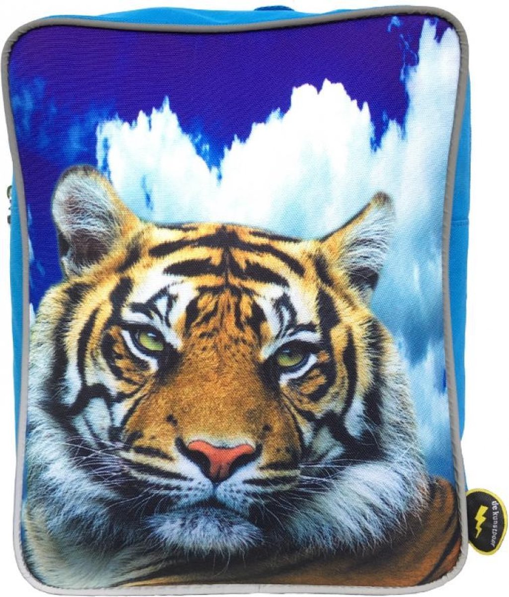 De Kunstboer rugzak tijger blauw