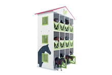 Afbeelding in Gallery-weergave laden, Kids Globe paardenstal hotel met 12 boxen 1:24
