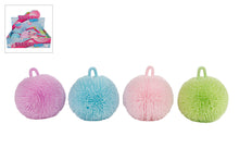 Afbeelding in Gallery-weergave laden, Glamour knijpbal fluffy pastel - diameter 9 cm
