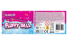 Afbeelding in Gallery-weergave laden, Glamour knijpbal fluffy pastel - diameter 9 cm
