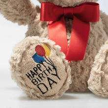 Afbeelding in Gallery-weergave laden, Steiff Originals -  Jimmy Teddy bear Happy Birthday, beige - 35 cm
