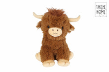 Afbeelding in Gallery-weergave laden, Take Me Home Highland Cow pluche knuffel koe - 43cm

