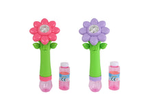 Afbeelding in Gallery-weergave laden, Sun Fun bellenblaas bloem b/o m/licht en 90ml bellenblaas - 27 cm
