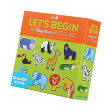 Afbeelding in Gallery-weergave laden, Crocodile Creek - Let's begin puzzel 2 stukjes - Jungle
