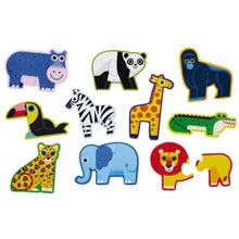 Afbeelding in Gallery-weergave laden, Crocodile Creek - Let's begin puzzel 2 stukjes - Jungle
