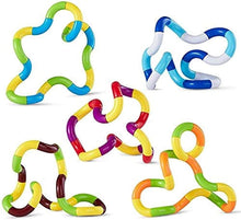 Afbeelding in Gallery-weergave laden, Fidget Toys - Wriggle Snake Tangle toy set 6 stuks
