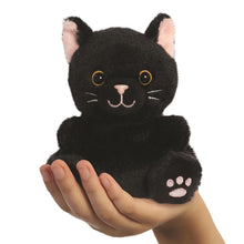 Afbeelding in Gallery-weergave laden, Palm Pals knuffel 13 cm zwarte kat
