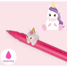 Afbeelding in Gallery-weergave laden, Legami Gel Pen with "Believe in Magic" Unicorn Animal Decoration - Lovely Friends
