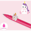 Legami Gel Pen with "Believe in Magic" Unicorn Animal Decoration - Lovely Friends