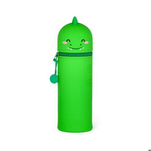 Afbeelding in Gallery-weergave laden, Legami 2 in 1 siliconen pennenzak - Kawaii Dino
