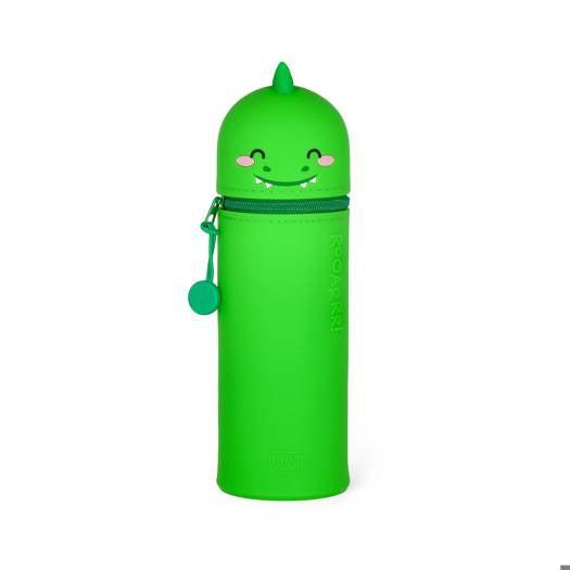 Legami 2 in 1 siliconen pennenzak - Kawaii Dino