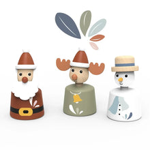 Afbeelding in Gallery-weergave laden, Speedy Monkey houten kerst figuur met geluid
