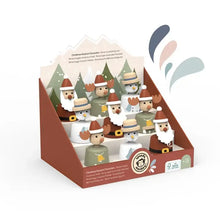 Afbeelding in Gallery-weergave laden, Speedy Monkey houten kerst figuur met geluid

