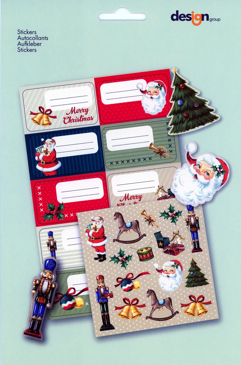 Kerst Stickerset