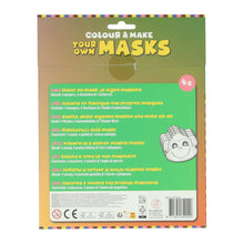 Afbeelding in Gallery-weergave laden, Kleur en maak je eigen masker - set 4 stuks - Aap

