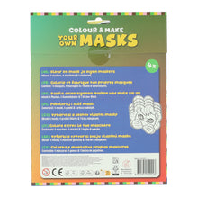 Afbeelding in Gallery-weergave laden, Kleur en maak je eigen masker - set 4 stuks - Leeuw
