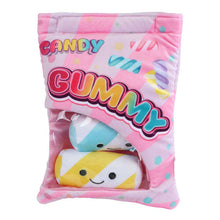 Afbeelding in Gallery-weergave laden, Fluffy Menu snackzakjes pluche 21cm - Snoepjes
