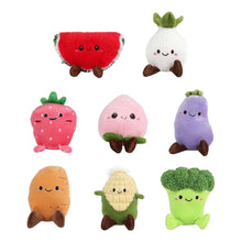 Afbeelding in Gallery-weergave laden, Fluffy Menu groente en fruit pluche 12-14 cm
