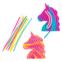 Afbeelding in Gallery-weergave laden, Arwen Noyez 🩷 Curly Board unicorn - eenhoorn plaat met 10 slierten
