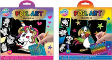 Afbeelding in Gallery-weergave laden, Moxy Foil Art - set 5 folie schilderijtjes - Dieren of Cuties
