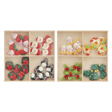 Afbeelding in Gallery-weergave laden, Creative Craft Kerstmis resin figuren in houten doos - 24 delige set
