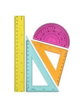 Afbeelding in Gallery-weergave laden, Geometrie set gekleurd - 4 delige set
