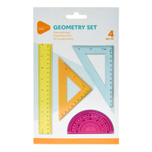 Afbeelding in Gallery-weergave laden, Geometrie set gekleurd - 4 delige set
