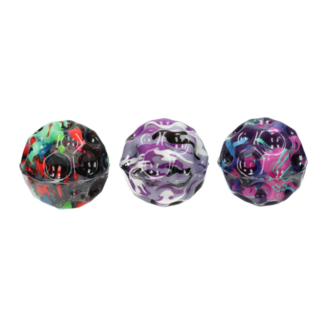 Fidget Toys - High bouncing stuiterbal Graffiti Moon ball