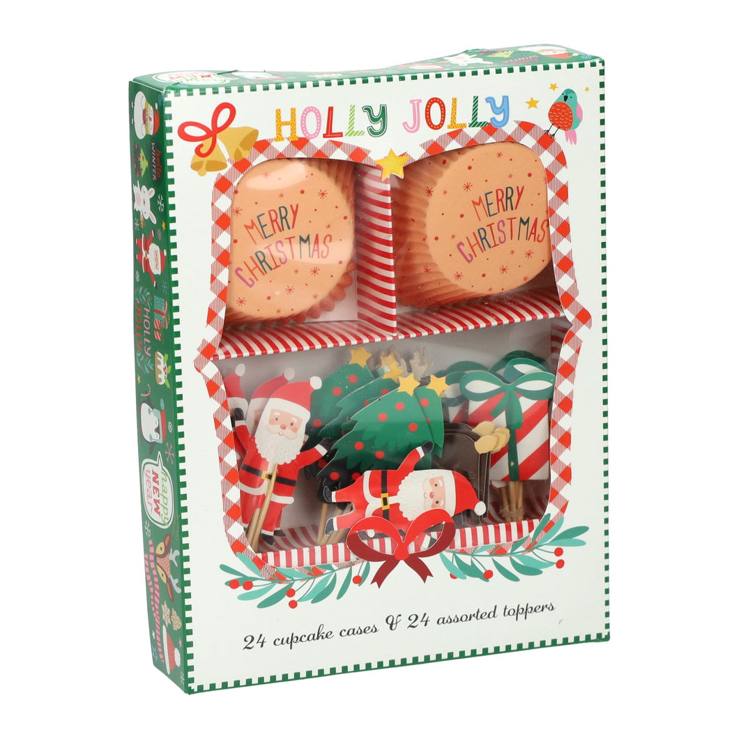 Cakevorm Set Kerst Design, 48-delige set