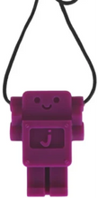 Afbeelding in Gallery-weergave laden, Jellystone Designs kauwsieraden - Kauwhanger robot paars
