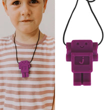 Afbeelding in Gallery-weergave laden, Jellystone Designs kauwsieraden - Kauwhanger robot paars

