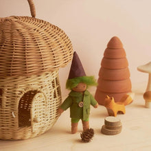 Afbeelding in Gallery-weergave laden, Olli Ella Rattan Mushroom Basket Natural
