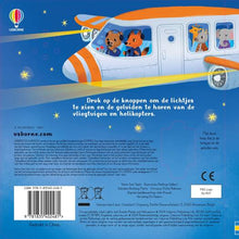 Afbeelding in Gallery-weergave laden, Usborne boek lichtjes en geluiden - Vliegtuigen en helikopters - Sam Taplin
