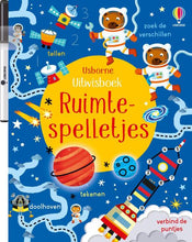 Afbeelding in Gallery-weergave laden, Usborne uitwisboek - Ruimtespelletjes
