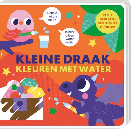 Image Books - Kleuren met water - Kleine Draak