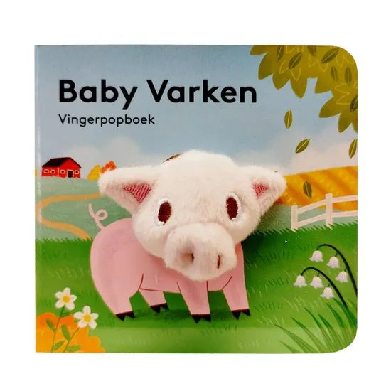 Image Books vingerpopboek - Baby Varken