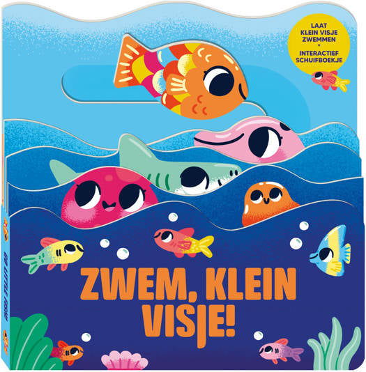 Image Books kartonboeken - interactief schuifboekje - Zwem, Klein Visje!