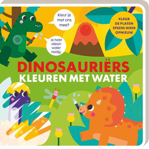 Image Books - Kleuren met water - Dinosauriërs